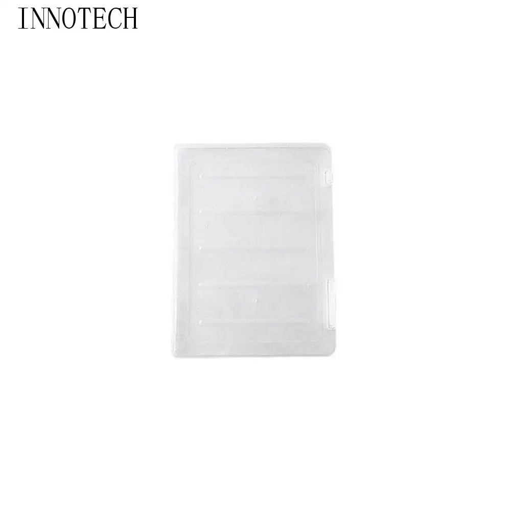 

Plastic A4 Transparent Storage Box Clear Visible Document Paper Flip Design Moisture-proof Puzzle Storage Holder Office