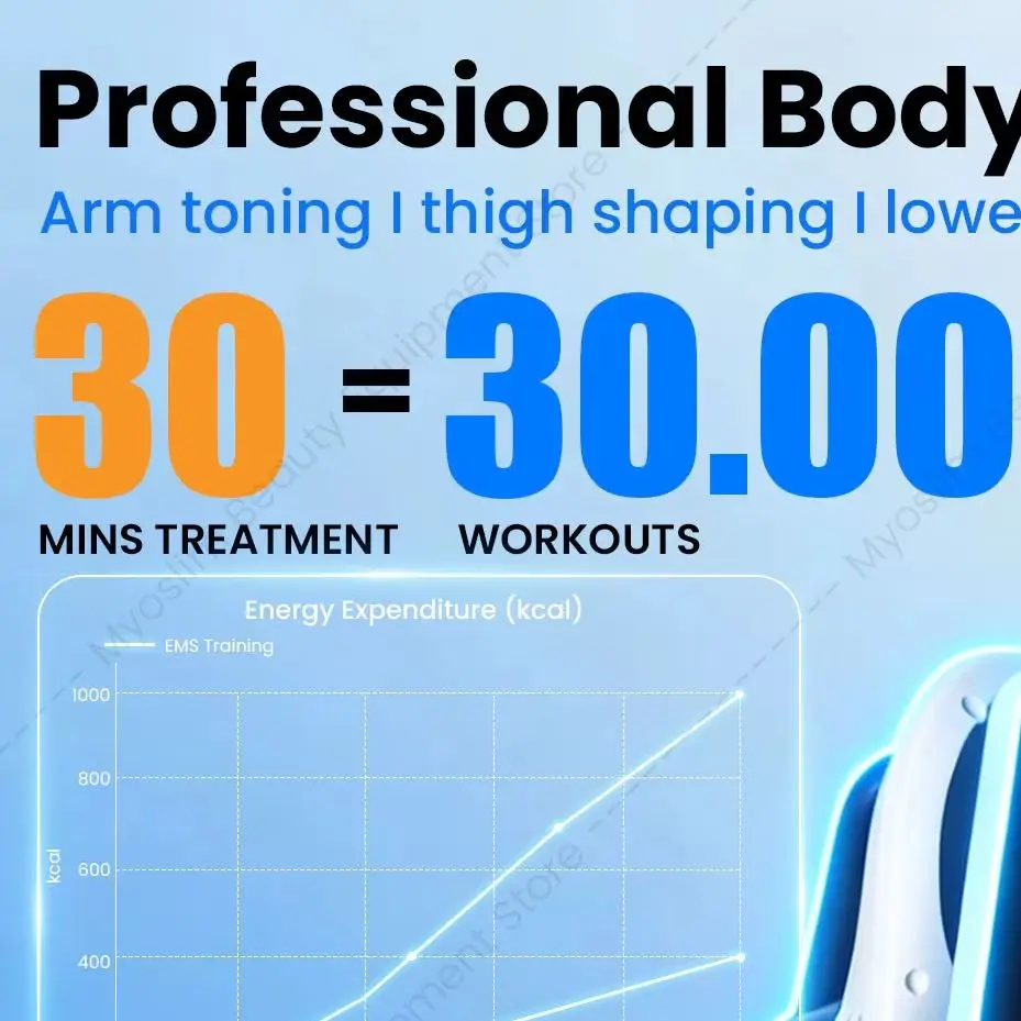 MYOslim15 Tesla 6500W NEO Electromagnetic Muscle Stimulation Therapy Machine Body Slimming Fat Burning Treatment Device