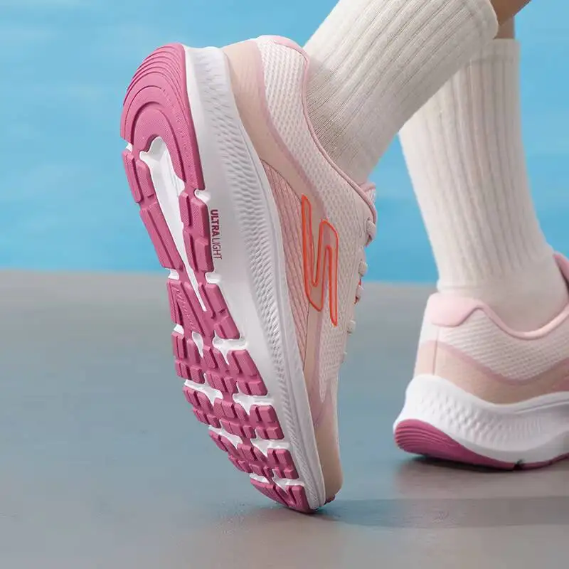 Skechers Women Running Shoes 128650-Pnk Ultra Light Breathable Mesh Lightweight Casual Sports Sneakers 2026 New