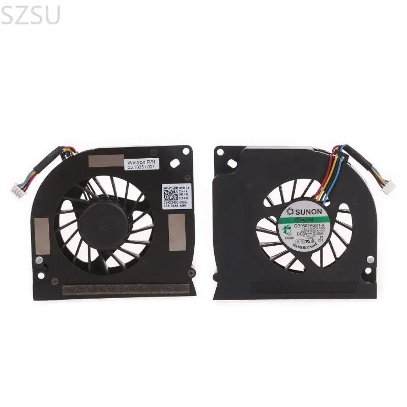 SZSU 1PC Replacement CPU Cooling Fan for Dell E5500 E5400 DFS531305M30T Notebook Radiator DC5V 4Pin 4wire Laptop