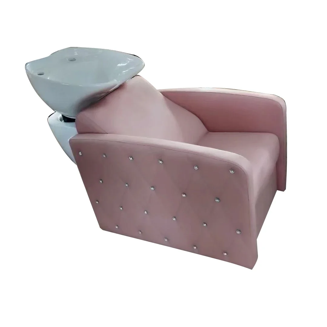 

Shampoo Chair Salon Furniture for Sale Shampoo Basin Leather Wood Color Package Material Origin Type Synthetic