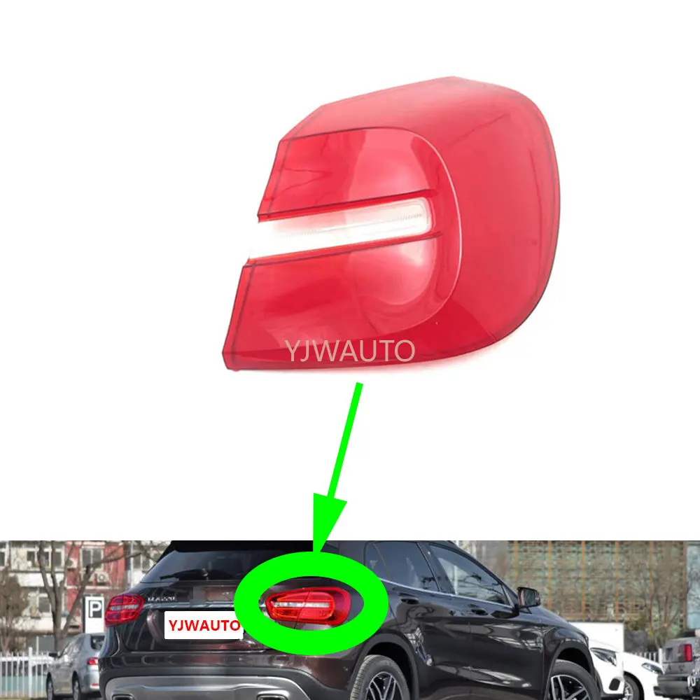 

Taillights Lens for Mercedes-Benz GLA 2015~2017 Car Rear Light Replacement Brakelights Parking Lamp Shell Taillamp Cover