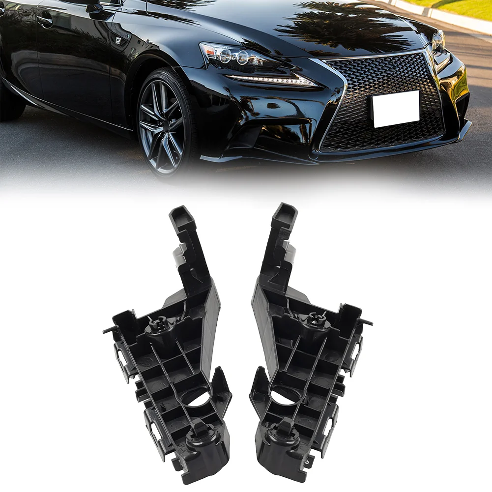 1 Pair LX1032112 Car Front Bumper Bracket Retainer ABS Left& Right For Lexus IS200t IS300 2016