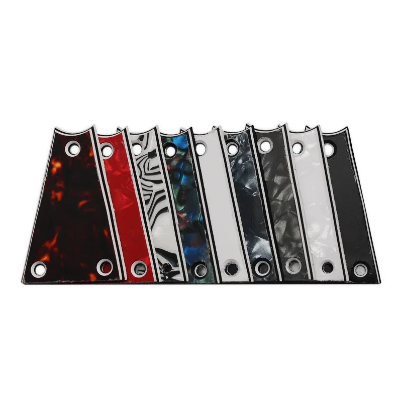 5 Pcs 3 Ply Triangle Guitar Truss Rod Cover 42.5x30MM 3 Hole Truss Rod Plate Multi Colour Availalbe
