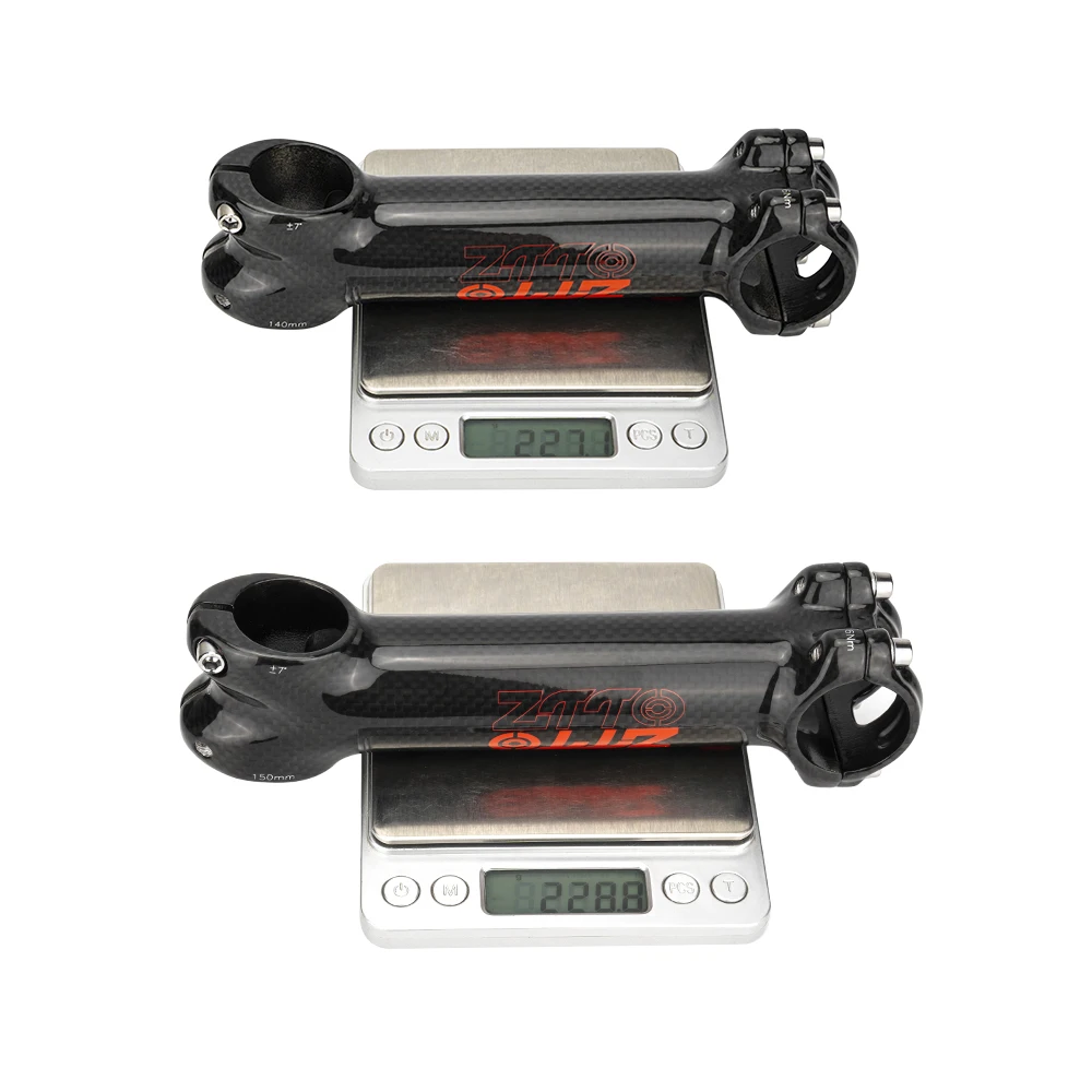 ZTTO Carbon-Aluminium-Fahrradvorbau 7/17 Grad Ultraleichter Mountainbike-MTB-Rennrad-Vorbau, 31,8mm Lenker-Vorbauten, 140/150mm Fahrradteile – Detail 7