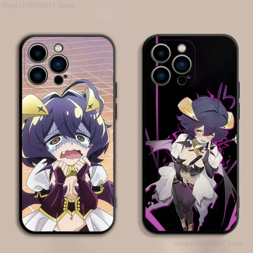 GushingS over Magical Girls Phone Case For iPhone 17,16,15,14,13,12,Pro,Max,Plus,E,SE4,Air,Mini Black Soft Cover