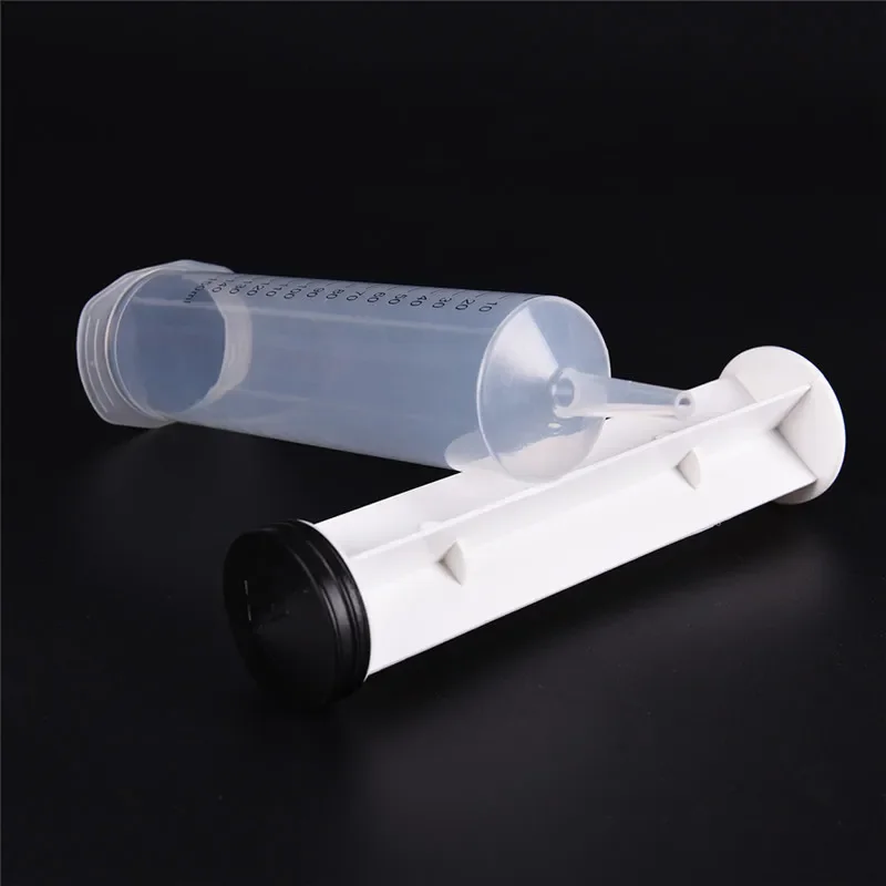 New Sale 150ML Large Big Plastic Hydroponics Nutrient Measuring Syringe Transparent Reusable Products