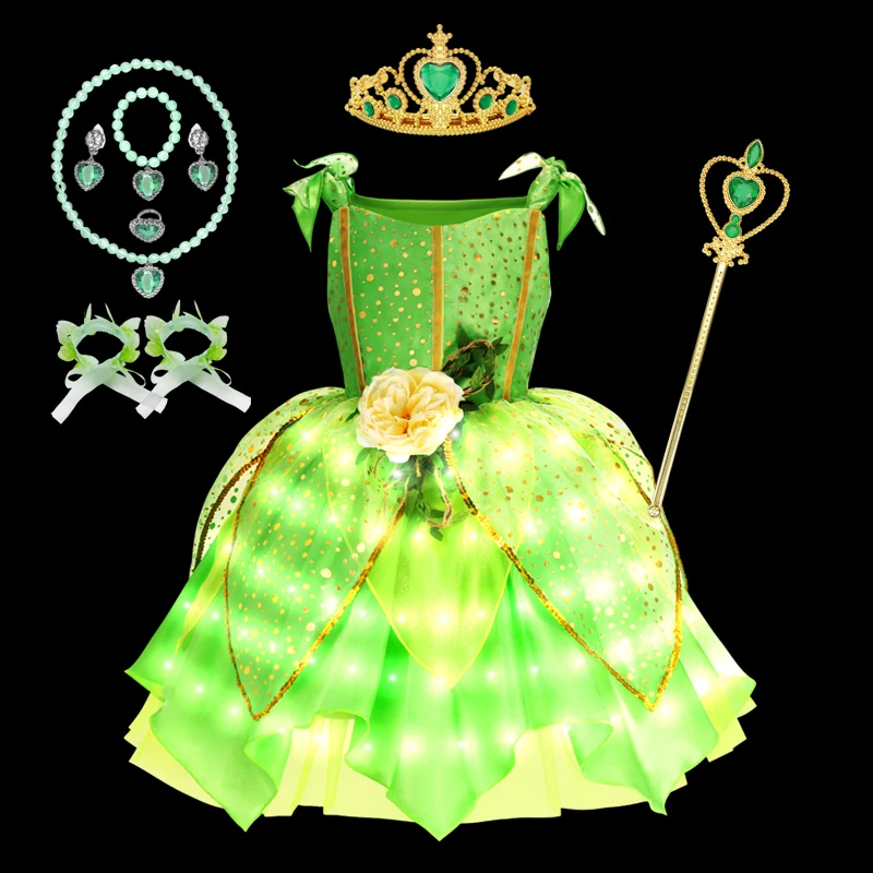 tinkerbell birthday dress Disney Tinker bell Green Fairy Party Dress