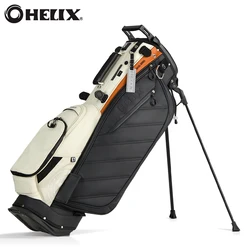 HELIX Leather Golf Bag Lightweight Golf Stand Bag for Men and Women Golf Carry Bag
