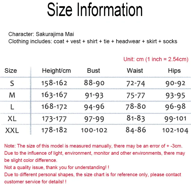 أنيمي ساكوراجيما ماي تأثيري حلي الوغد لا يحلم الأرنب فتاة Senpai ماي ساكوراجيما شعر مستعار تأثيري آذان الأرنب أغطية الرأس