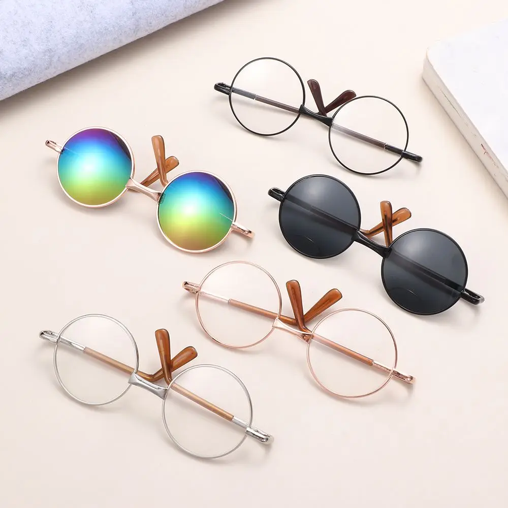 Cute Changing Clothes Korea Fit 18inch   Dolls Glasss  Accessories  Decoration Round Glasses