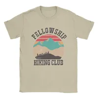 Men's Fellowship Hiking Club Mordor L-Lords Of The R-Rings T Shirt Cotton Clothing Casual O Neck Tee Shirt