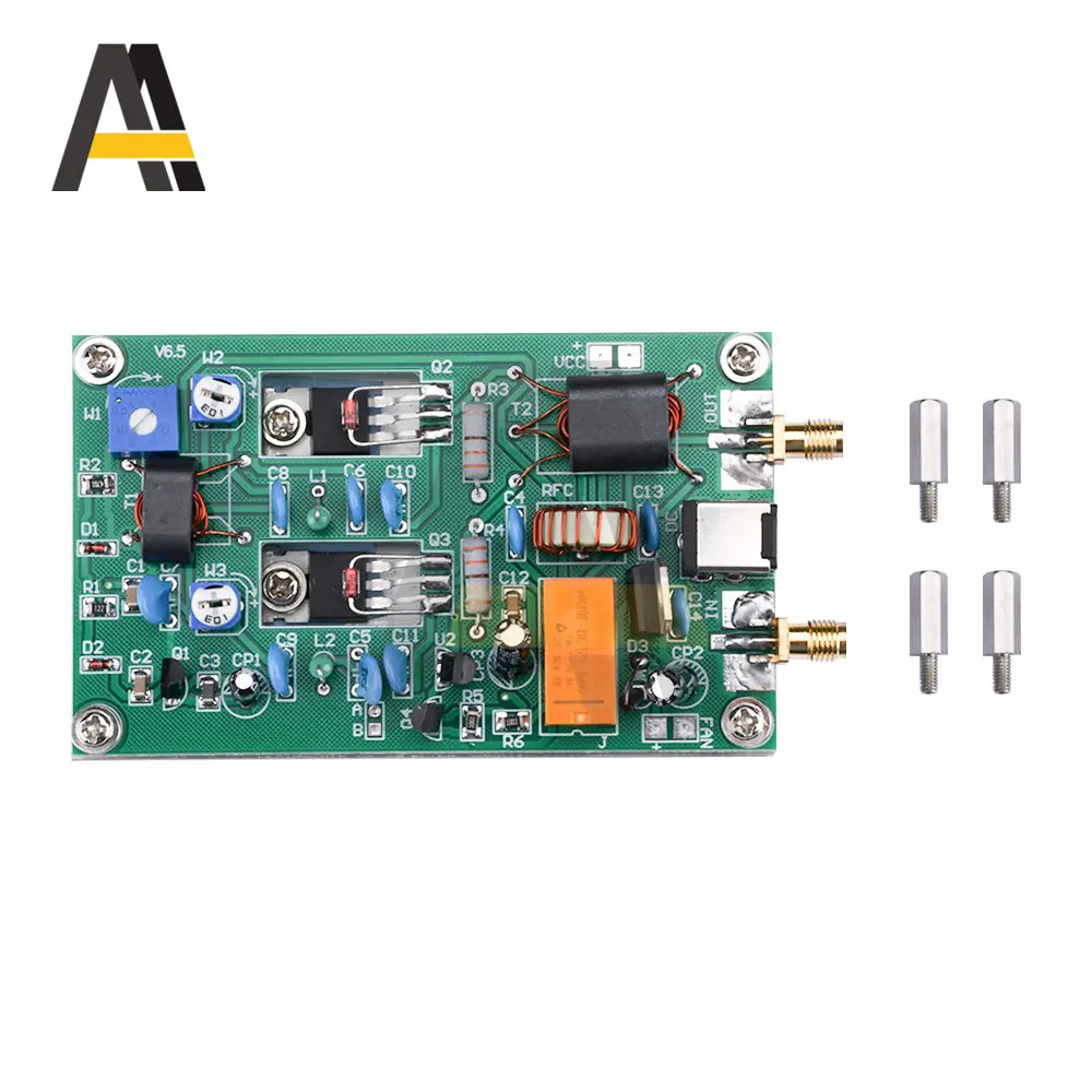 Imagem -02 - Placa de Amplificador de Potência de Ondas Curtas Placa Acabada cw Ssb Linear Alta Freqüência dc 5.5x2.1 Dc1213.8 v 30w