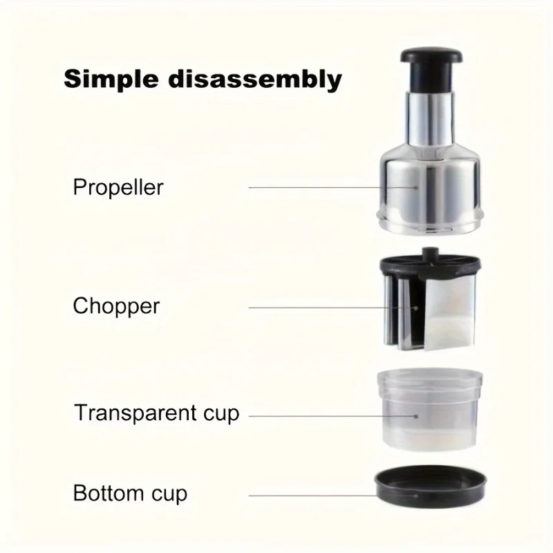 Stainless Steel Garlic Press 4