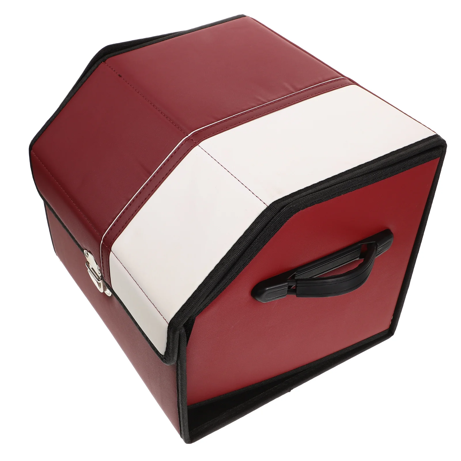 

Car Trunk Organizer Foldable Large Capacity Collapsible Auto Suv Storage Box Durable PU Material Car Cargo Organizer