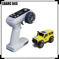 Ldarc Rc Car X43 Off Road 1/43 Mini Simulation 4wd Remote Control Climbing Car Office Desktop Toy Children'S Gift