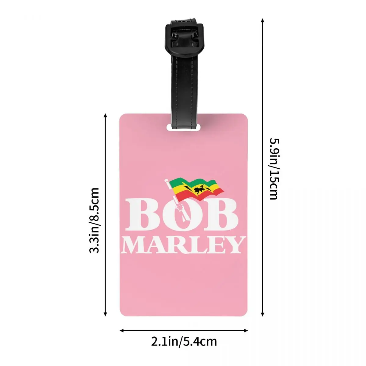 Etiqueta de equipaje personalizada, etiqueta de equipaje de Protección de Privacidad, etiqueta de maleta de viaje, Singer de Jamaica, Reggae, Rock, Bob, Marley