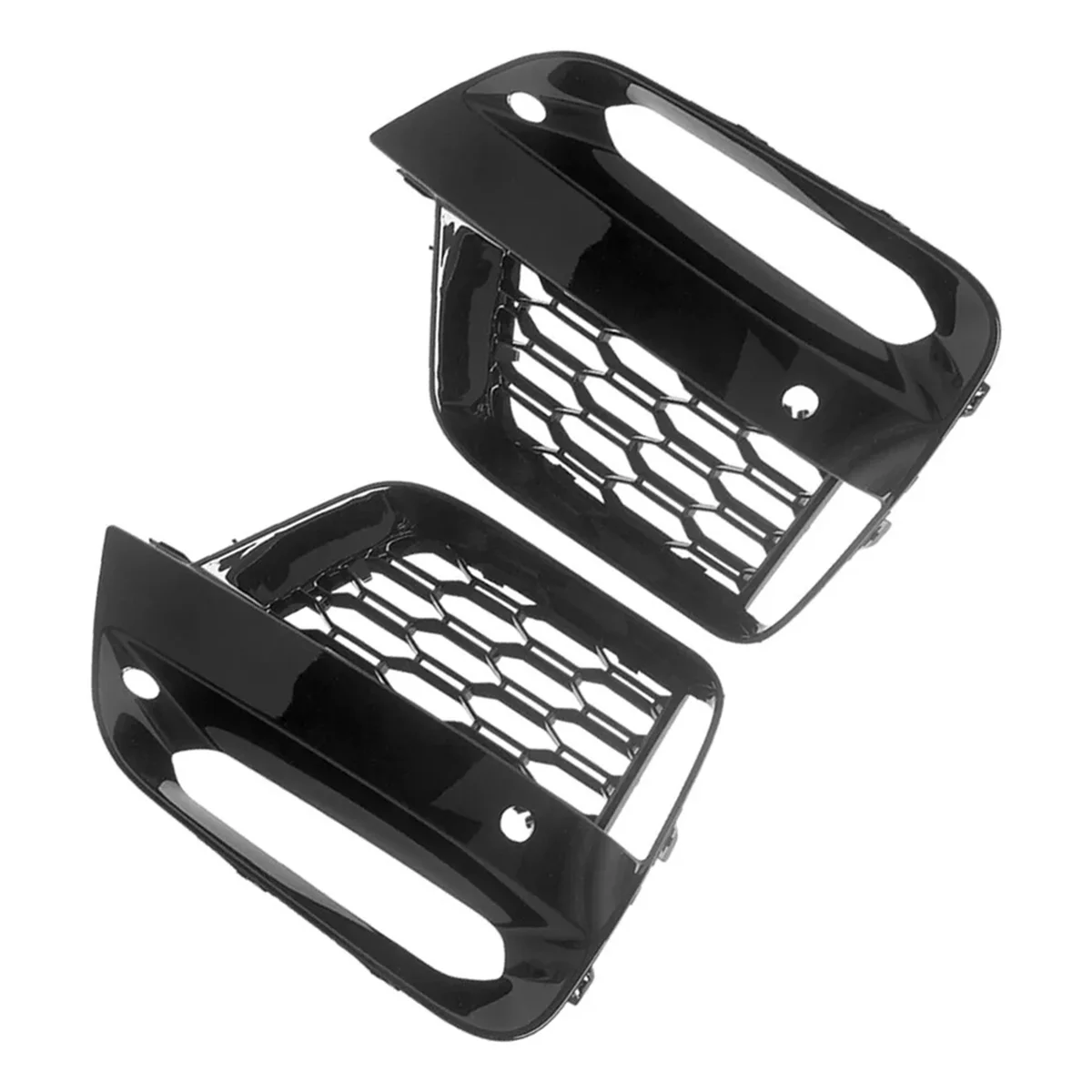 

1Pair for BMW X3 G01 X4 G02 2019 - 2021 Front Bumper Grille Opened Foglight Cover 51118098829 51118098830JAS