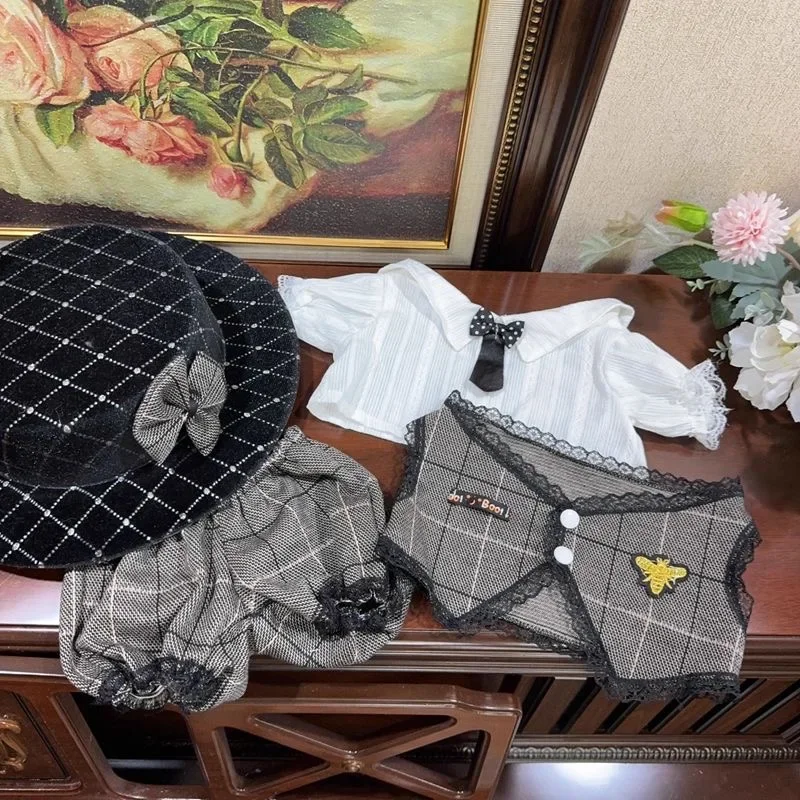 

Men Style 40CM 20CM Cotton Doll Clothes 50-55CM Reborn Doll Hat Pants Tops Waistcoat