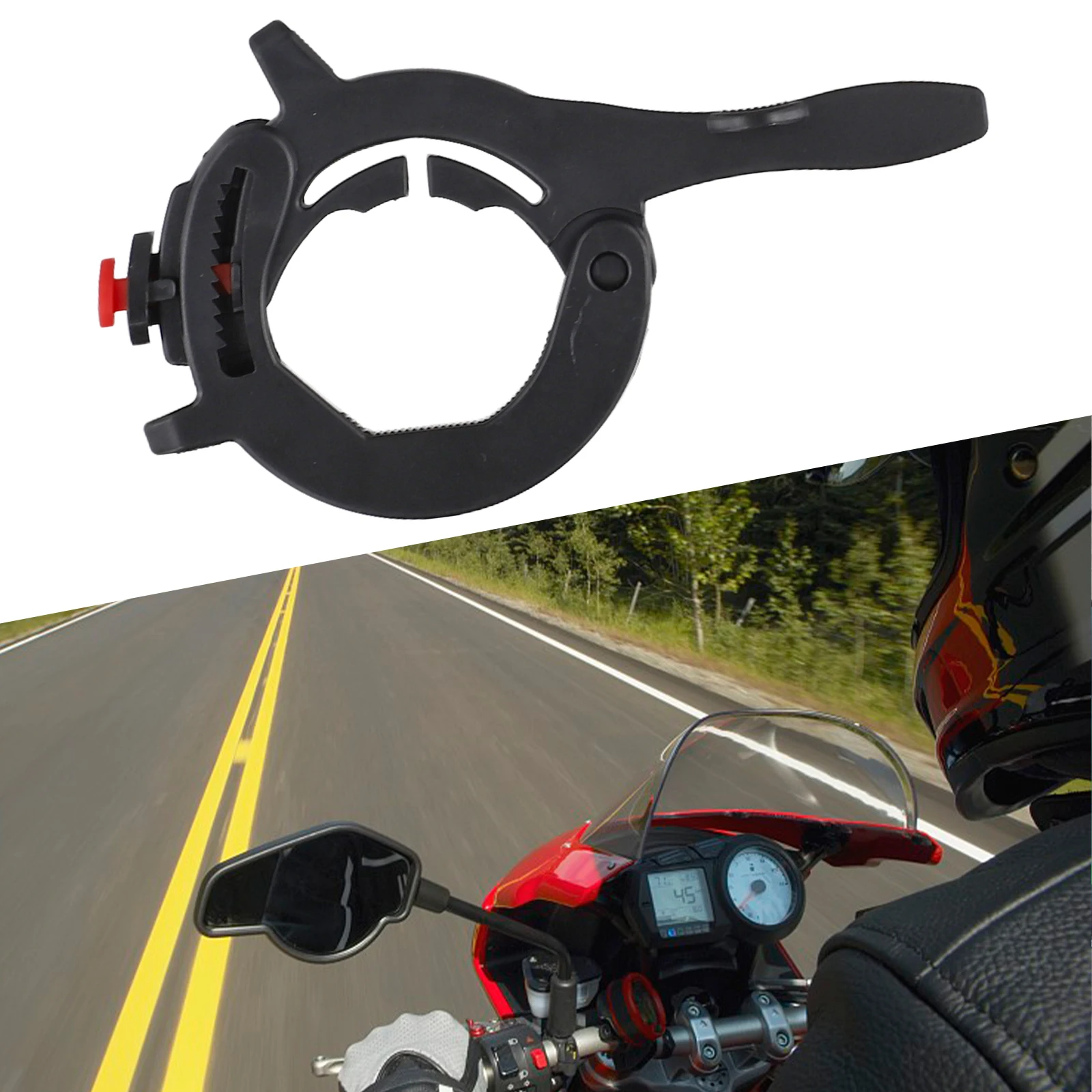 Clamp Motorcycle Throttle Lock Product Throttle Control Convenient Throttle Control Effortless Installation Fitment High Fitment
