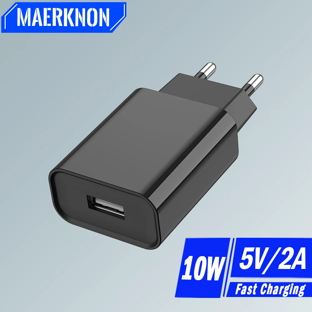 Carregador de parede USB para telefone móvel, carregamento rápido, adaptador de energia para iphone, samsung, xiaomi, huawei, UE, EUA carga plug, 5v, 2a, 10w