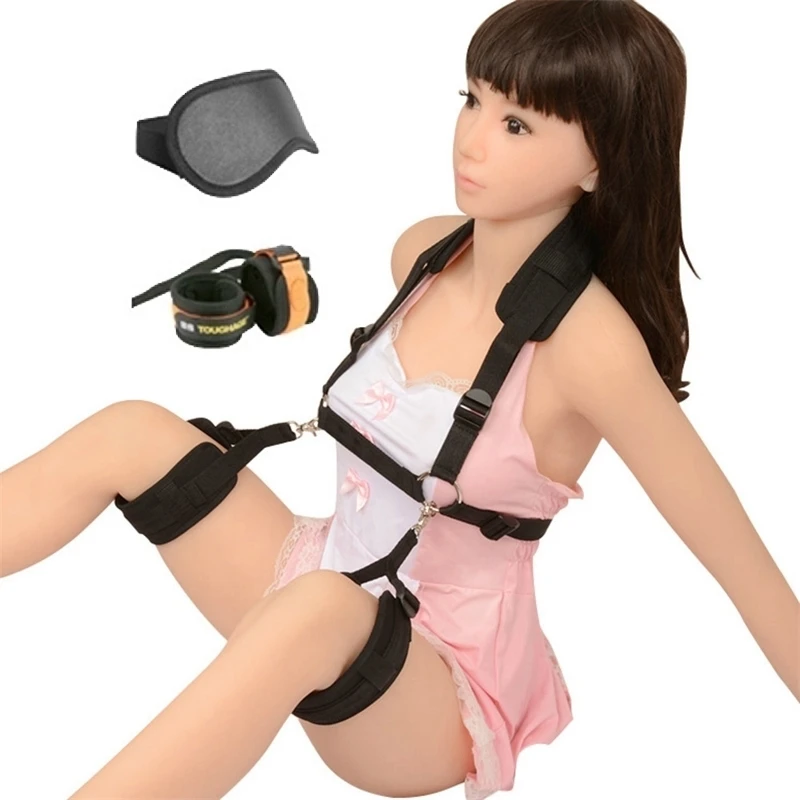 

M Style Open Leg Set Fetish Slave BDSM Thigh Arm Sling Restraint Belt Adult Game Nylon Ropes Harness Women Erotic Sex Toys