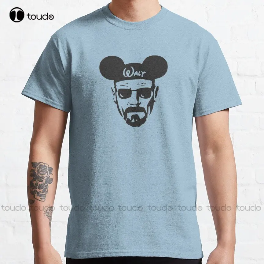 Walt Heisenberg Walter White Walter White Breaking Bad Classic T-Shirt Custom Aldult Teen Unisex Digital Printing Tee Shirts