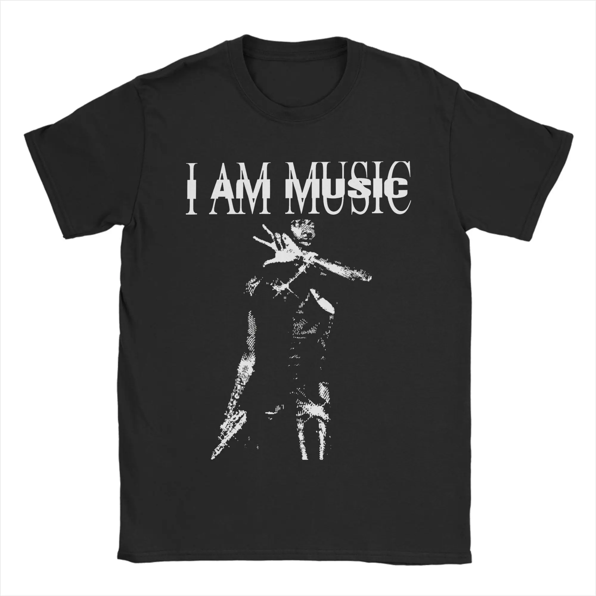 

Men's T-Shirt Playboi Carti I Am Music Album Humor Pure Cotton Tee Shirt Short Sleeve T Shirts Round Collar Clothing Original