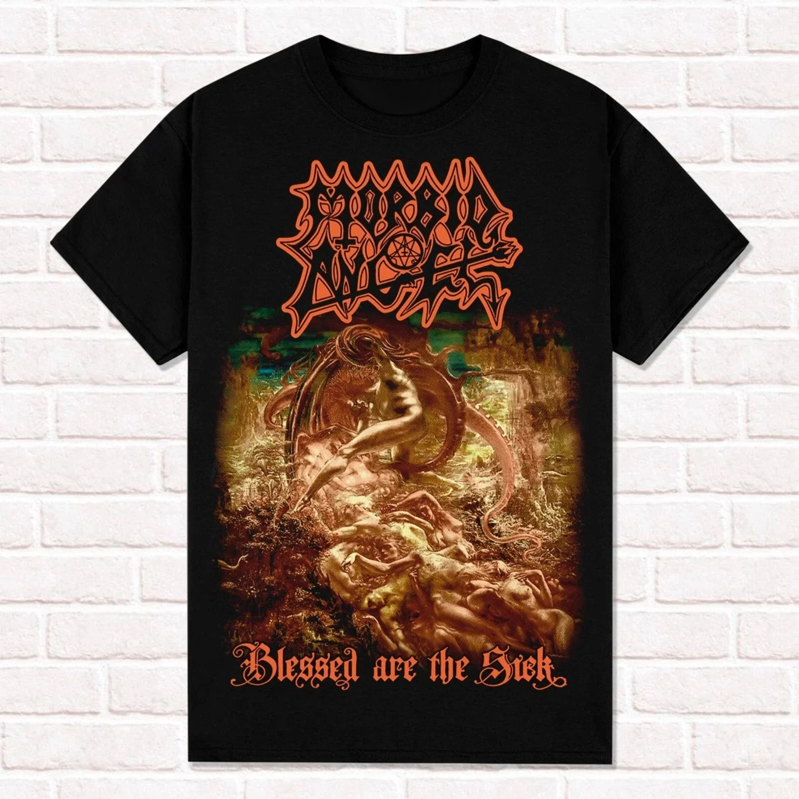 Camiseta Morbid Angel Blessed Are The Sick 1991, Florida Death Metal, camiseta de algodón de verano para hombres y mujeres, ropa de calle informal tendencia Y2k