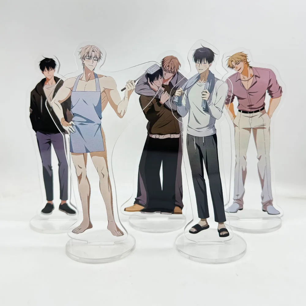 Anime Korean Low Tide in Twilight Keychain Acrylic Stand Yeo TaeJu Kim EuiHyun Figures Model Plate Holder Seaside Night