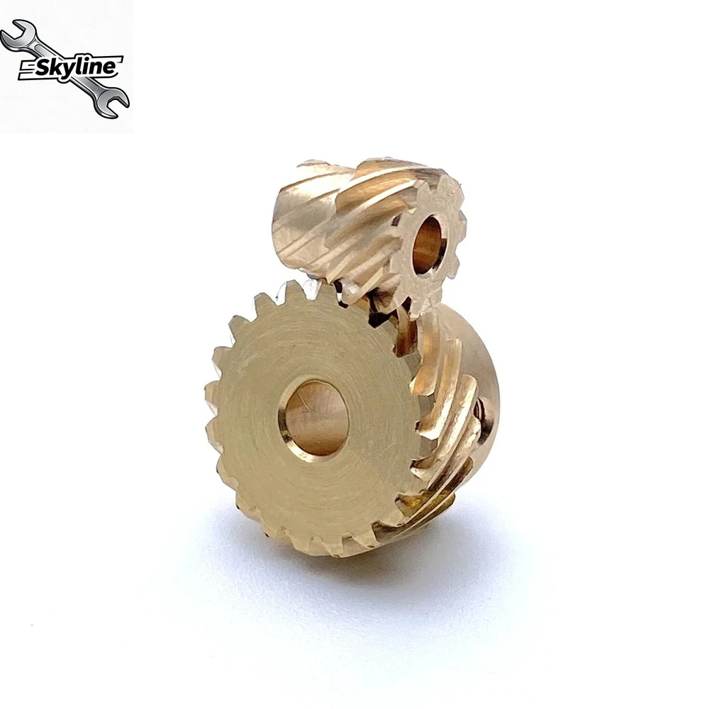 Precision 0.5M 10T-30T 45 Degree Left-Handed Helical Gear Staggered Angler Gear Set DIY GOOD Parts