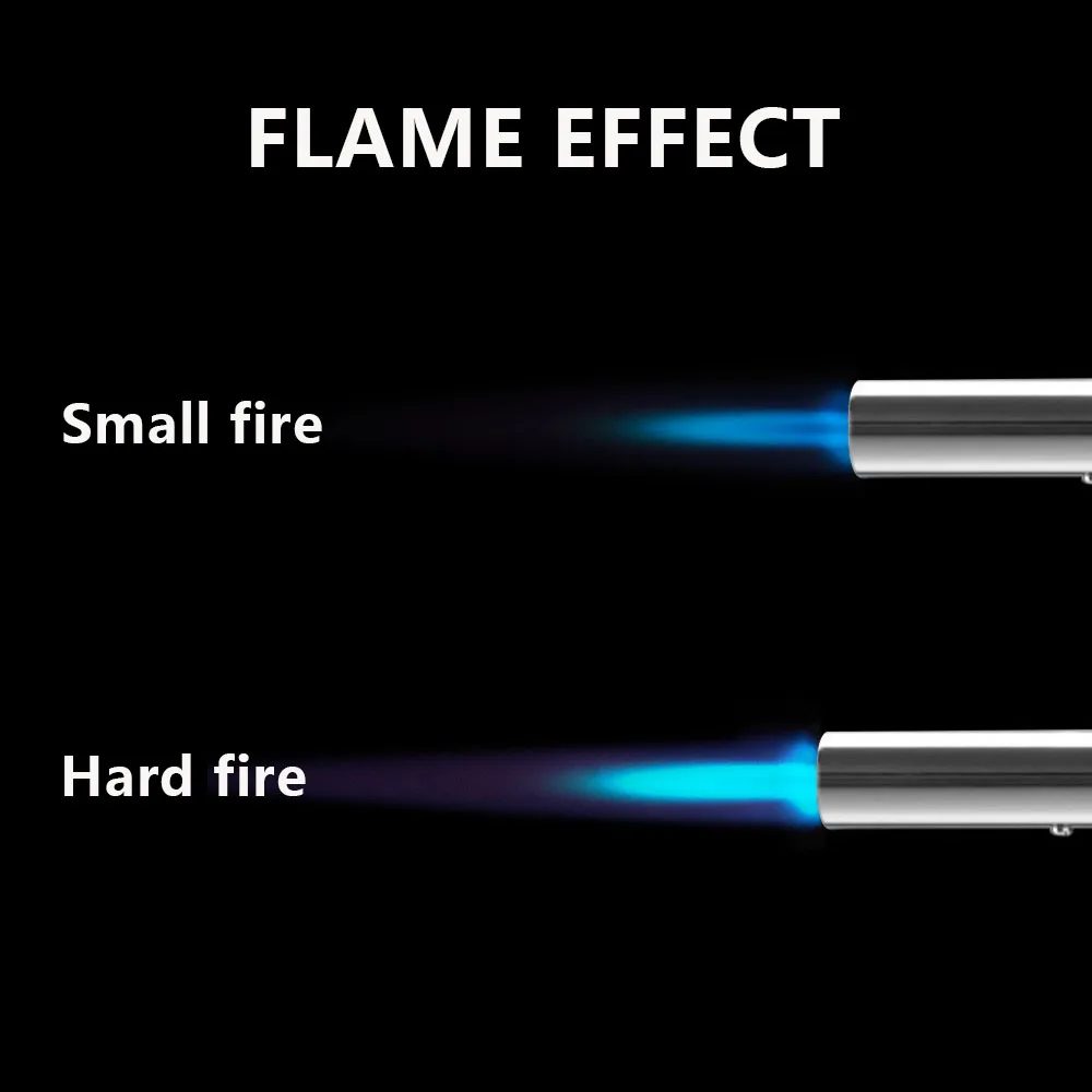 Regulowane zapalniczki gazowe z płomieniem Głowica zapłonowa z odwrotnym zastosowaniem Zapalniczka kuchenna z palnikiem do grillowania Zapalniczka butanowa