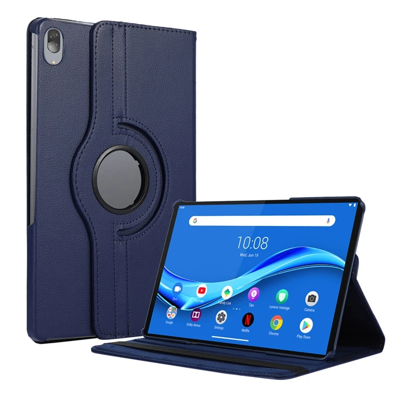 Чехол для Lenovo Tab M11 M10 M9 M8, вращающаяся на 360 градусов подставка, жесткая задняя крышка TB330FU/XU TB300FU/XU TB301FU/XU TB310FU TB-8506 8705 8505