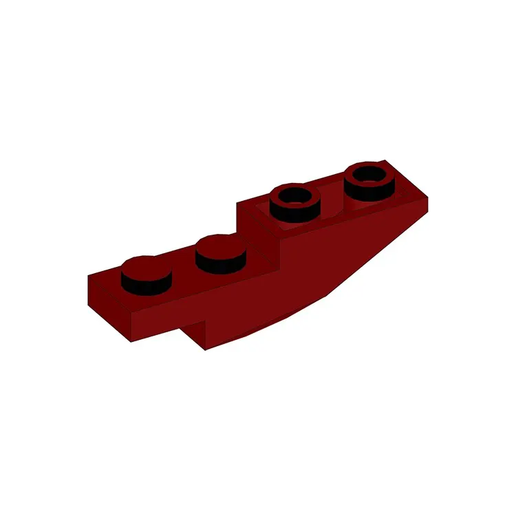 MOC100PCS 13547 Curved 4x1 Inverted Building Blocks Kit Reverse Slope Surface Brick Toys Birthday Boys Girls Special Funny Gifts