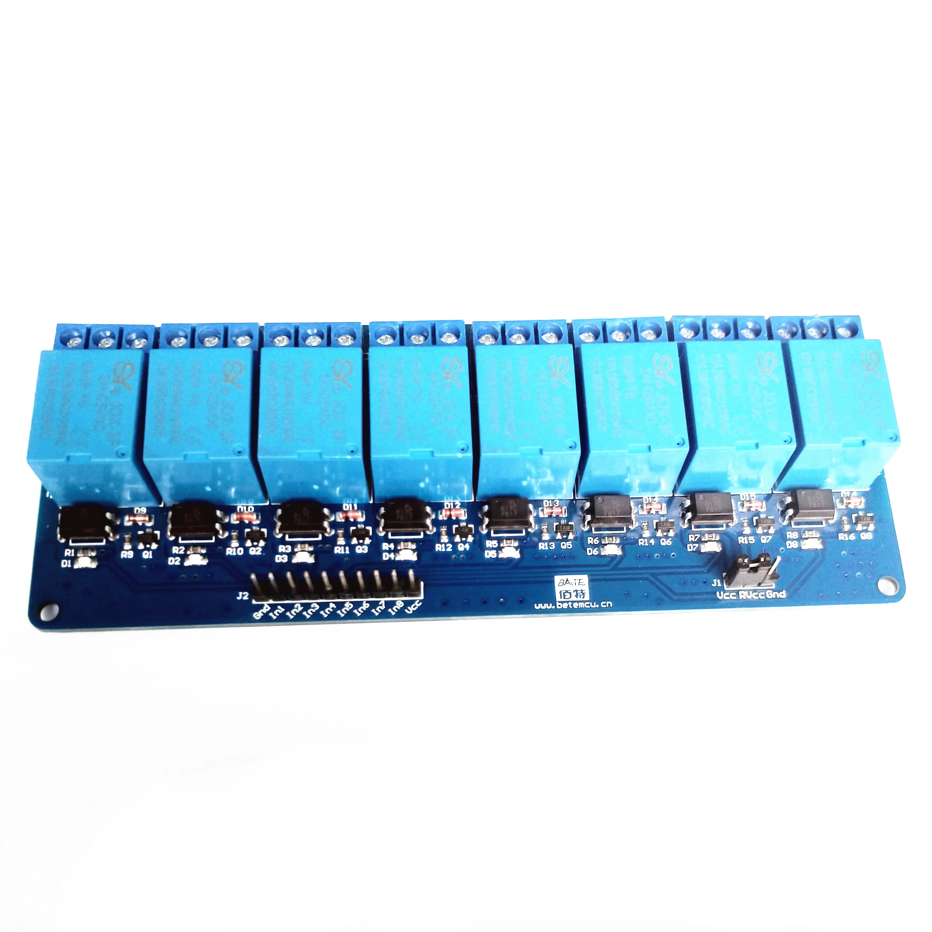 5V Low-level Trigger 8 Channel Relay Module Optocoupler Isolation PLC Control Drive Board Dropshipping