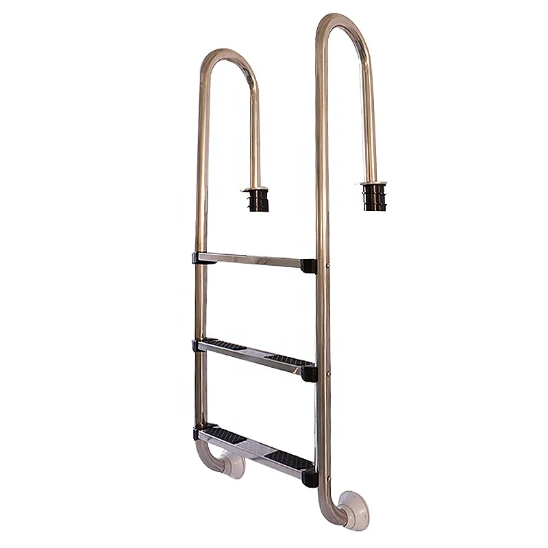 Polished Stainless Steel 304 (SS304) Swimming Pool Ladder for Inground Pools Spas Water Tank Steel Ladders Equipment Ladder Step 4