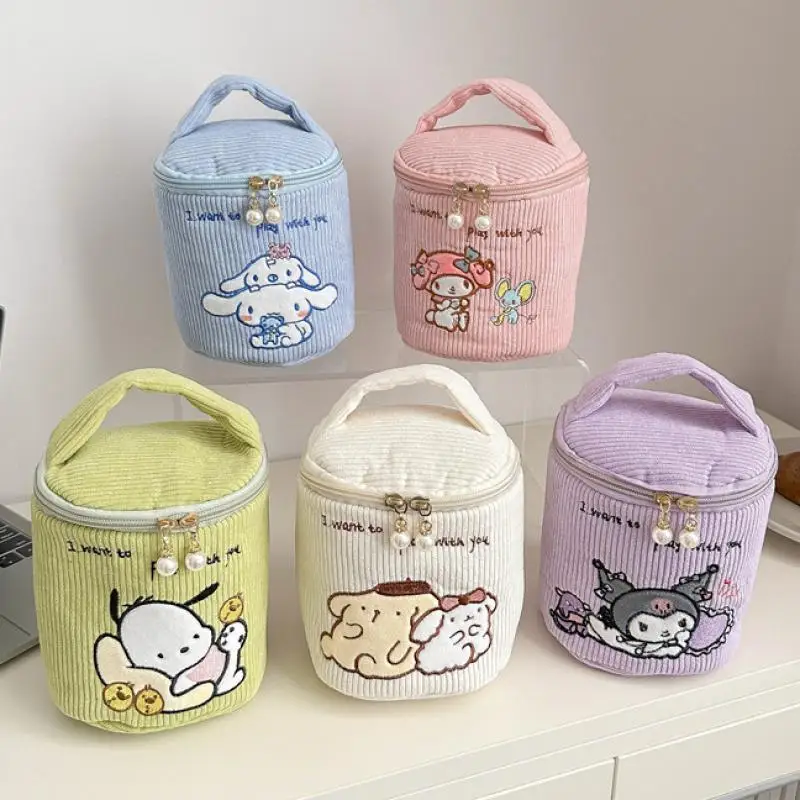 

Sanrio, Hello Kitty Melody косметичка Kuromi Cinnamoroll, уличная вместительная сумка для студентов, дорожная сумка для хранения косметики