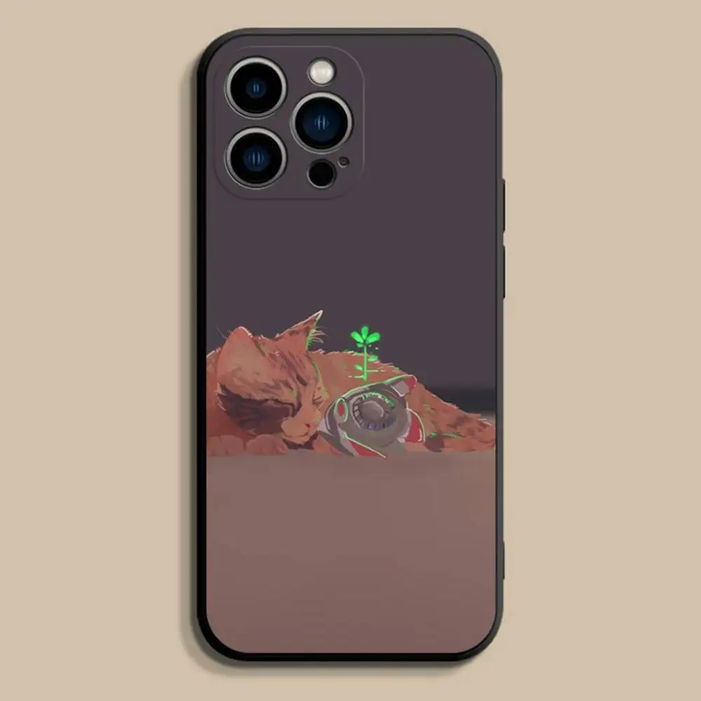 Anime S-Shiina Mashiro Phone Case For iPhone 17,16,15,14,13,12,Pro,Max,Plus,E,SE4,Air,Mini Black Soft Cover