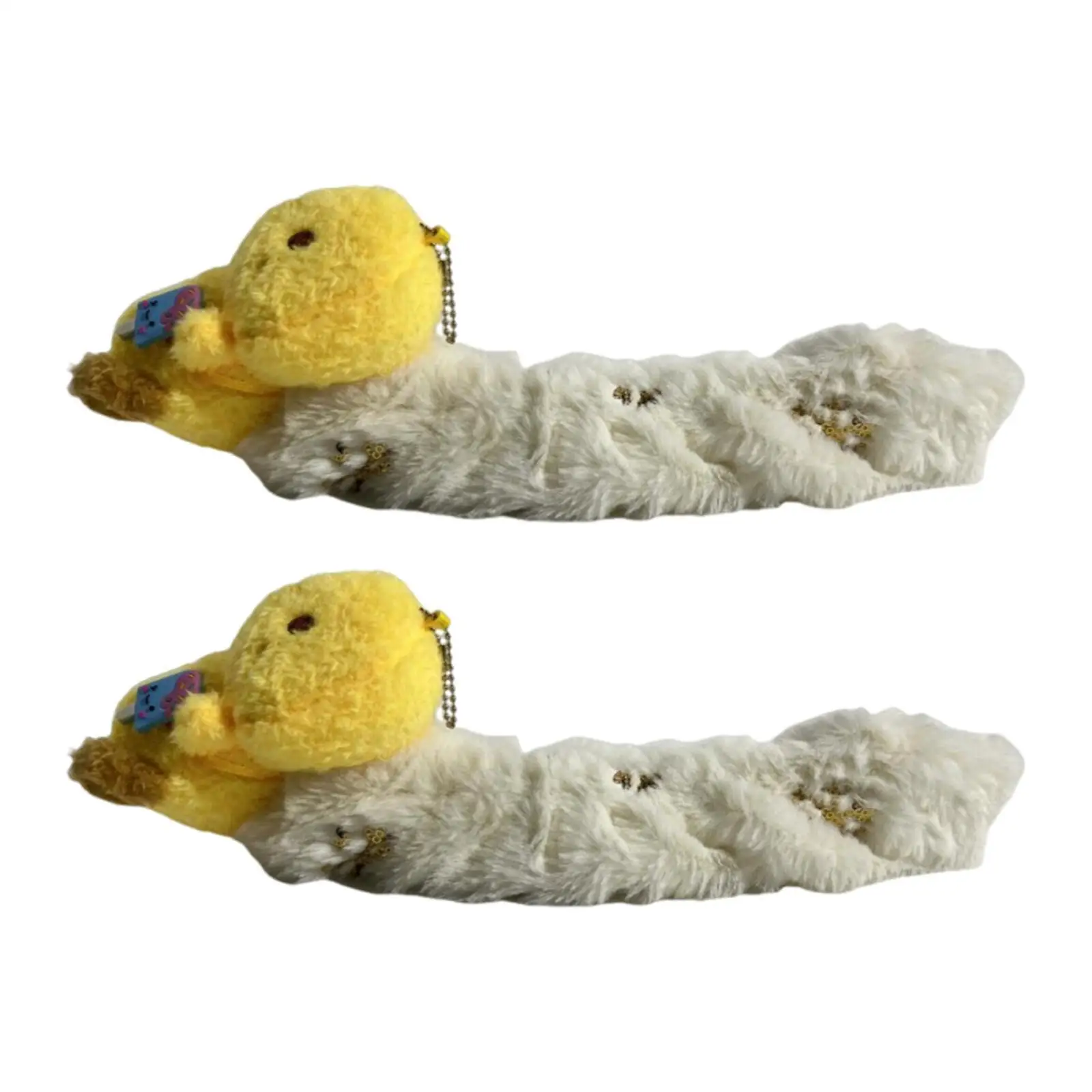 

Plush Duck Doll Ice Skate Blade Covers Animal Themed Cute Practical Comfortable Skate Guards for Sports Ice Figure Gear Storage
