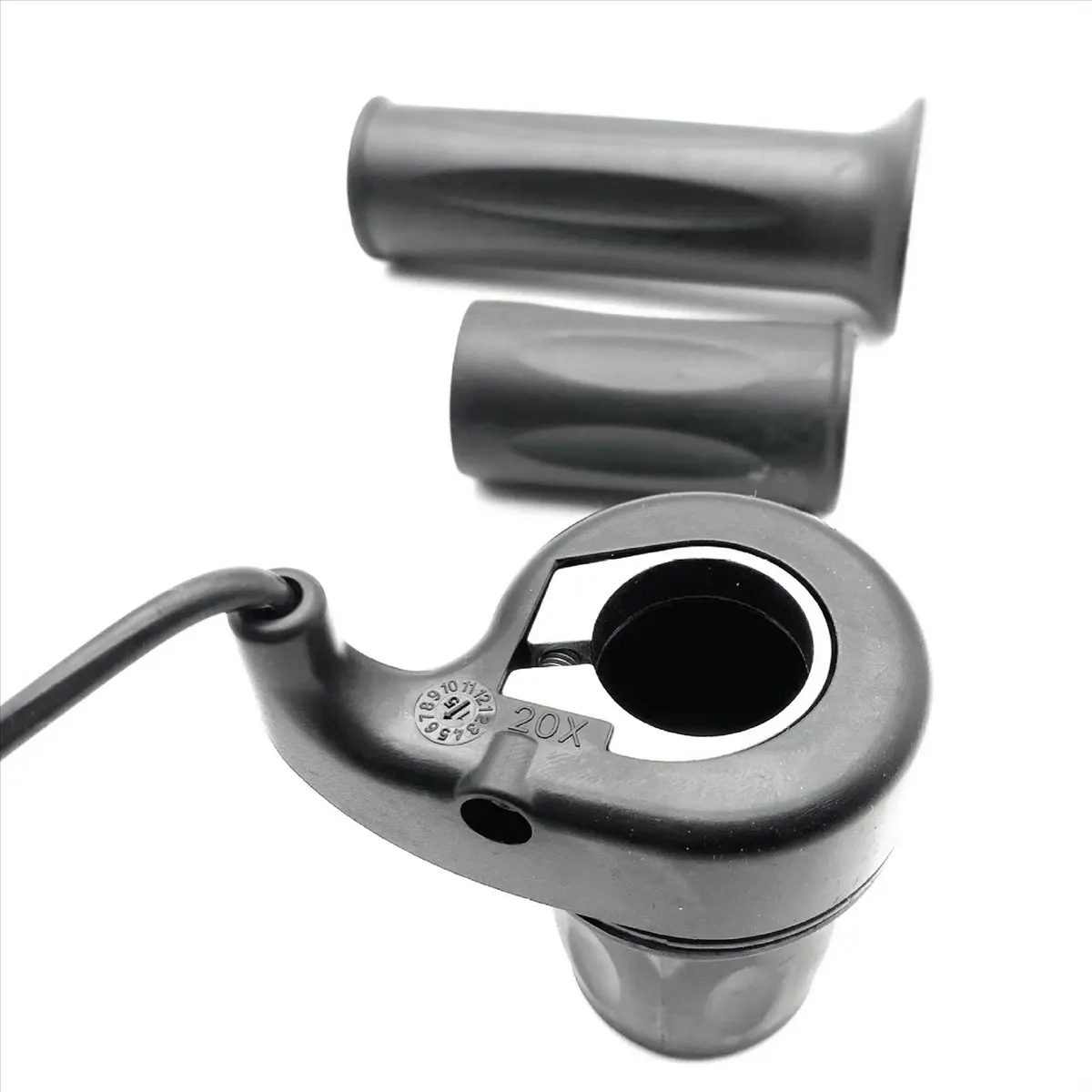 A64K Electric Bike 20X Half Twist Throttle 24V 36V 48V 60V 72V SM Connector for E Bikes or Electric Scooter