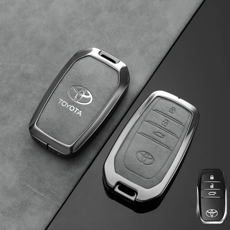 Полный чехол для ключа автомобиля Toyota Tacoma Fortuner Corolla Venza Grand Highlander RAV4 XSE Prime Land Cruiser Hilux 2023 2024