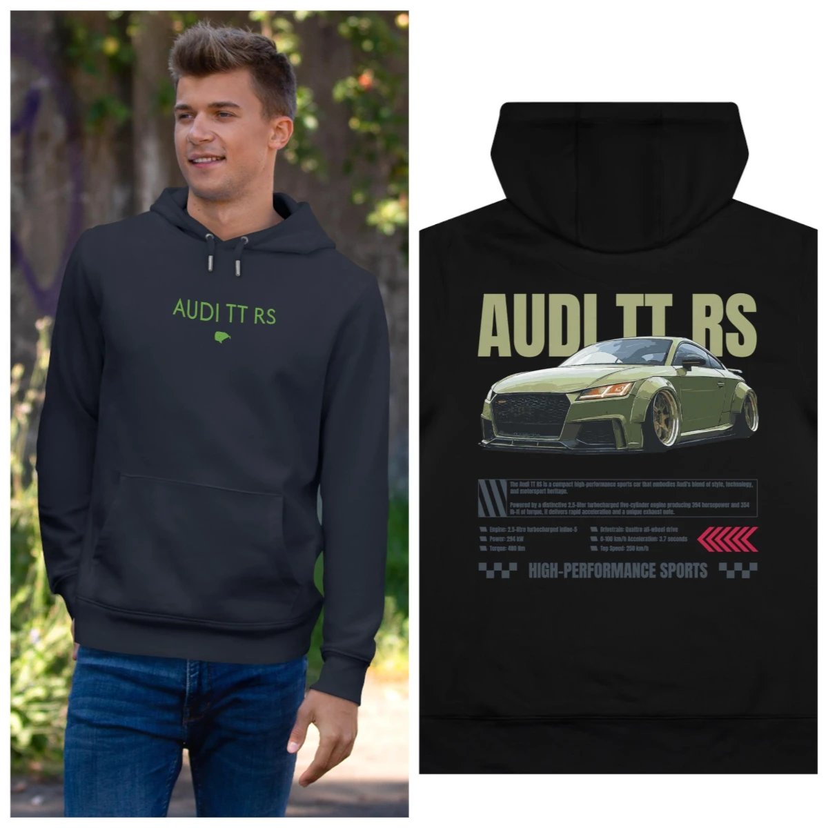 

Толстовка Audi TT RS, Толстовка для гоночных болельщиков, Толстовка для автомобильных встреч, Толстовка для дрифта, Толстовка Audi, Толстовка для уличной одежды, Толстовка для автомобиля