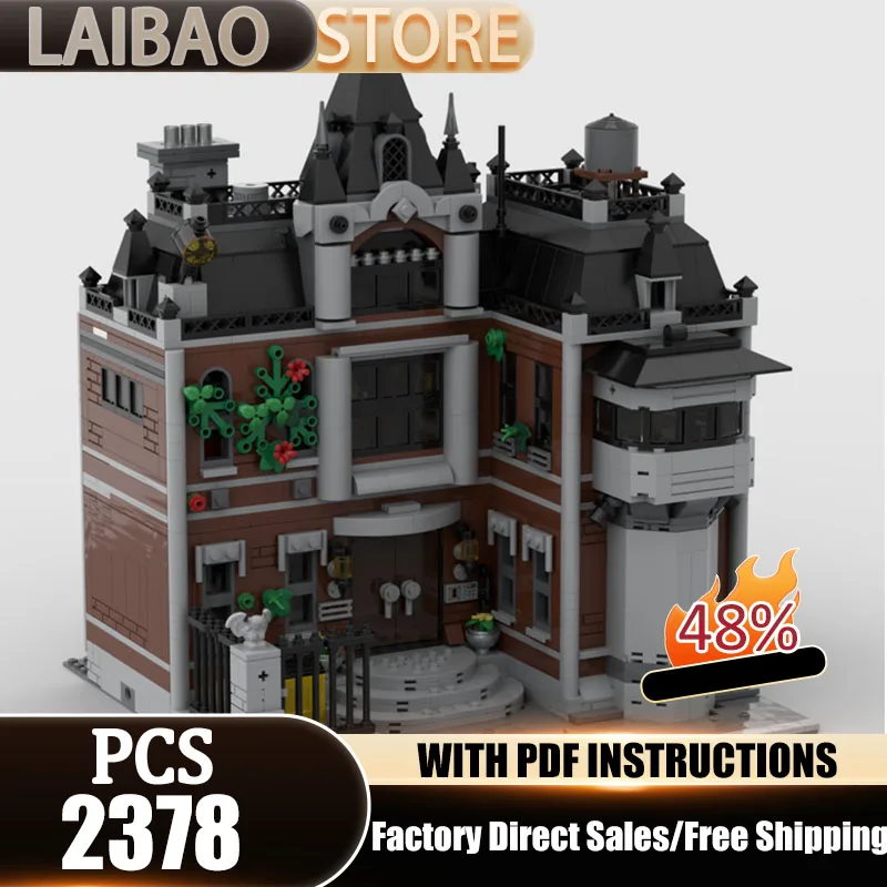 

Medieval Castle Model Moc Building Bricks The hiding place of scientists Modular Blocks Construstion Toys DIY Set Assembly Gifts