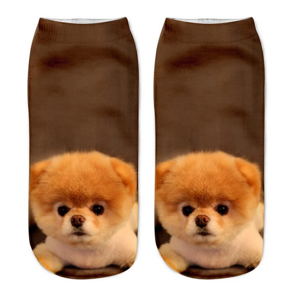 Neue 3D-Gedruckte Trendige Unisex Niedrige Knöchelsocken, Damen Casual Tier-Socken, Weihnachtsgeschenk, Dropshipping – Detail 11