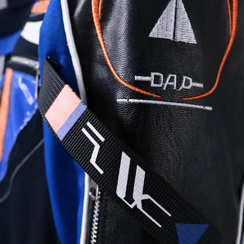 

CyAnime Game Love and Deepspace Caleb Cosplay Costume Pilot Personality Party PU Coat Jacket Adult Man Daily Leisure Suit