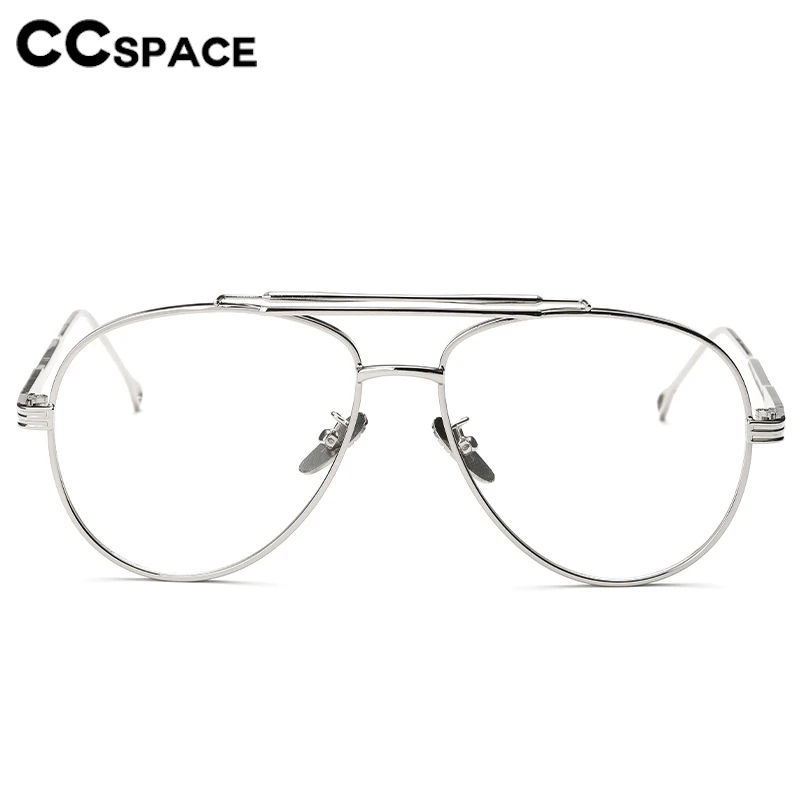 

Oversized Pilot Myopia Glasses Double Beams Metal Frame Prescription Corrective Glasses Minus -1.0 -2.0