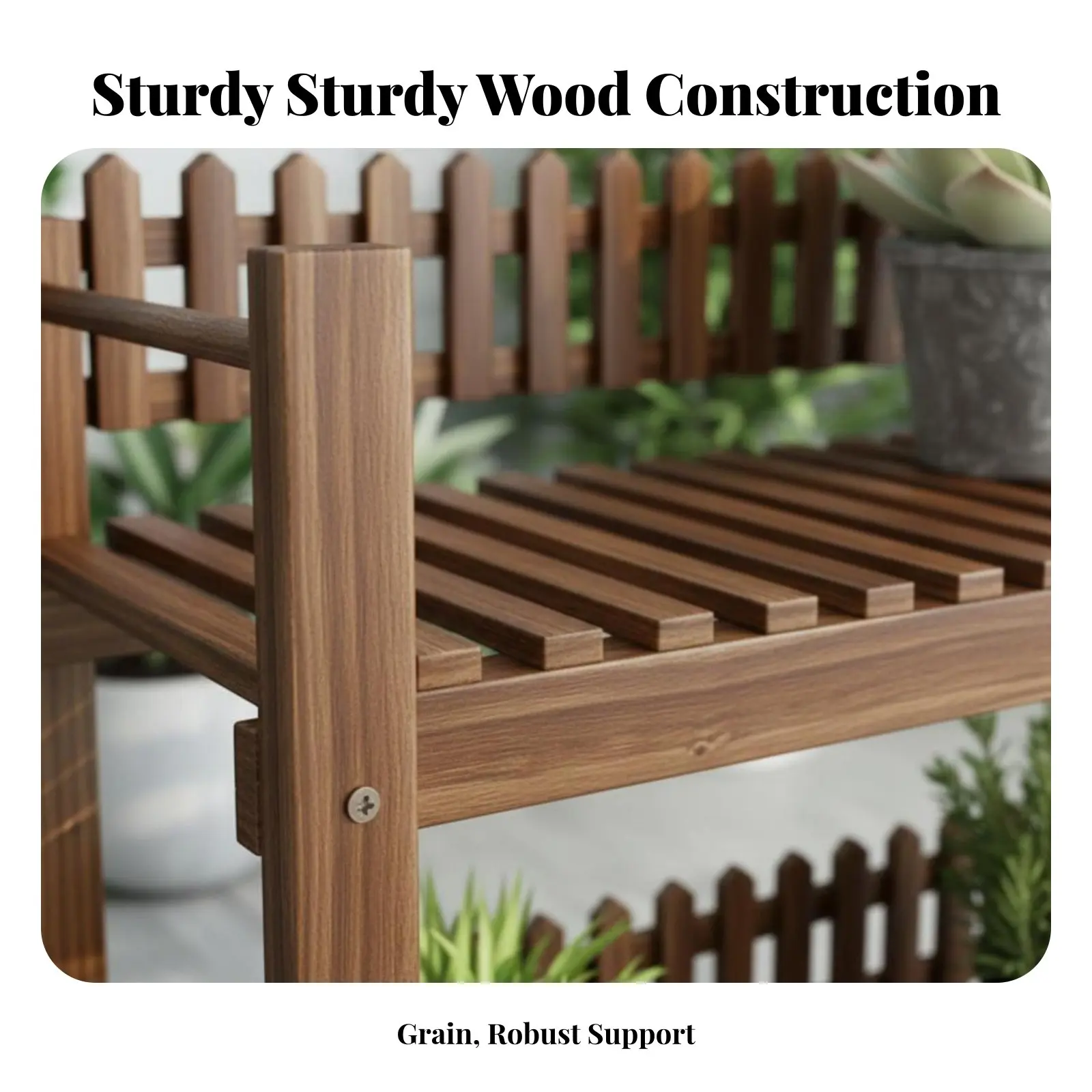 トレリス付き多層プランターシェルフ-床置き式段付きプラントスタンド-耐候性-多目的-ホームデコレーター、オフィス向け