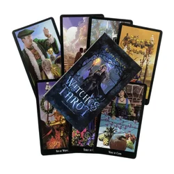 Witches Tarot Cards Divination Deck English Versions Edition Oracle Board Playing Game For Party