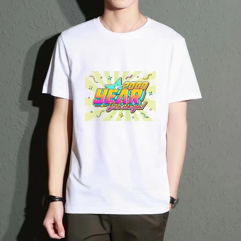 Men's Black Round-Neck Short-S - Men'S Fashion Year 2000 บทวิจารณ์และราคา