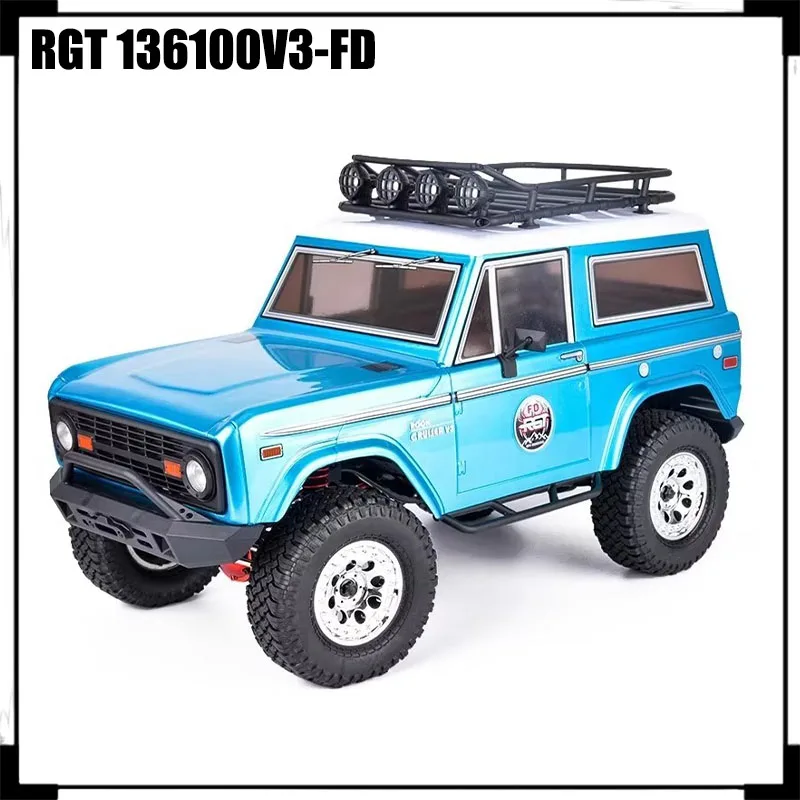 Rgt Rc Car 1/10 Cruiser Four-Wheel Drive Simulation Climbing Car Professional Rc Remote Control Off-Road Vehicle 136100v3-Fd